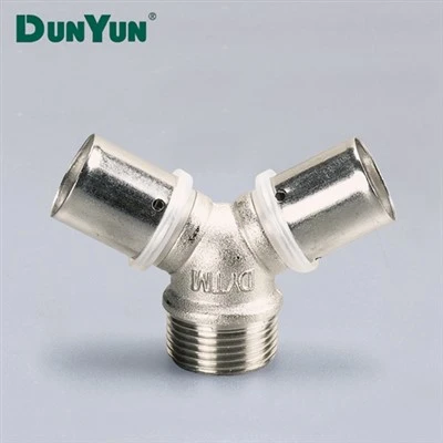Brass Crimp Press Fittings TH U